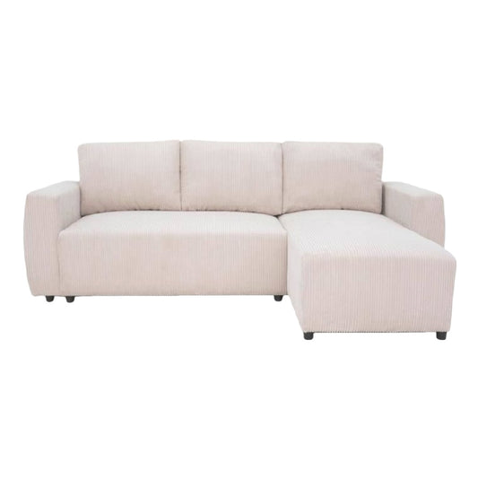 Canapé d'angle en tissu pour salon - 230 x 90 x 80