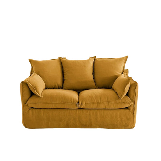 Canapé en tissu pour salon - 180 x 100 x 80