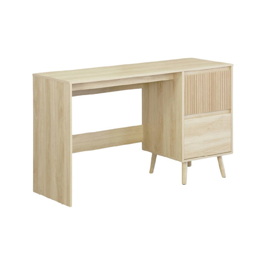 Bureau en bois pour espace de travail avec rangement - 120 x 60 x 75
